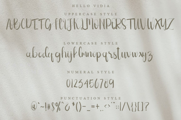 Hello Vidia Font Poster 4