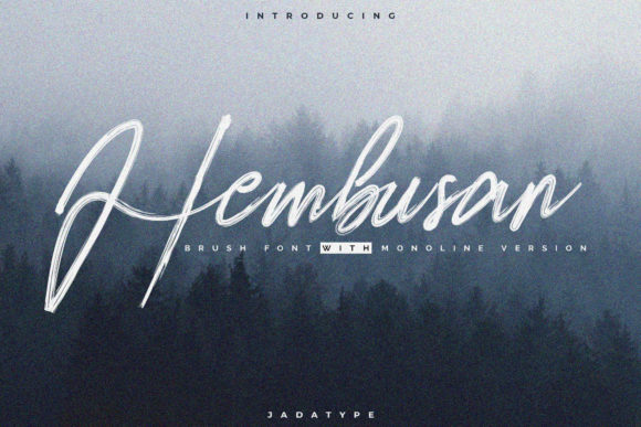 Hembusan Font Poster 1