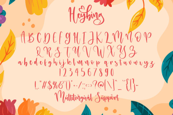 Heybing Font Poster 6