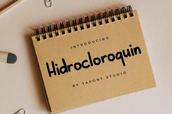 Hidrocloroquin Font Poster 2