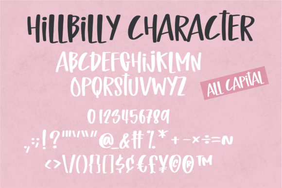 Hillbilly Font Poster 11