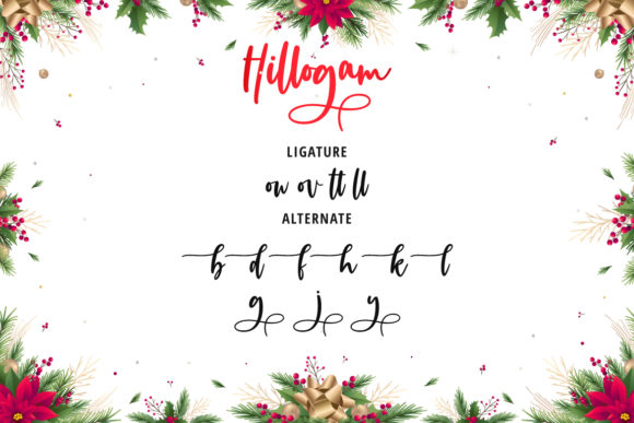 Hillogam Font Poster 7