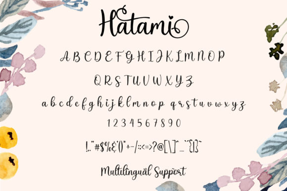 Hitami Font Poster 7