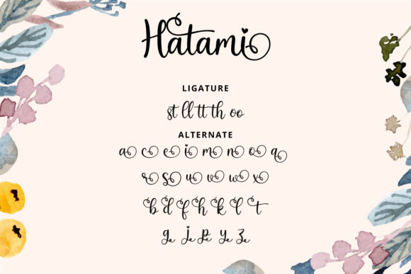 Hitami Font Poster 8