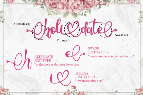 Holidate Font Poster 8