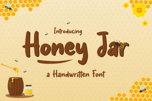 Honey Jar Font Poster 1