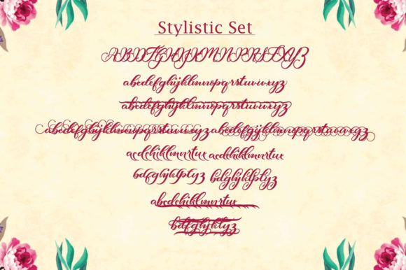 Hunkydory Font Poster 8