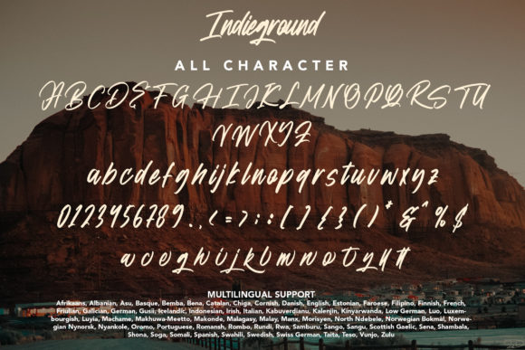 Indieground Font Poster 8