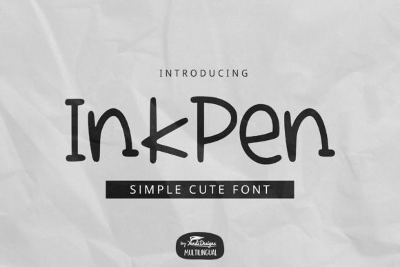 InkPen Font Poster 1