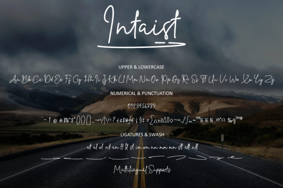 Intaist Font Poster 7