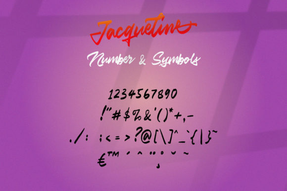 Jacqueline Font Poster 12