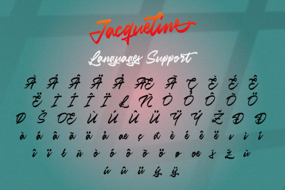 Jacqueline Font Poster 14