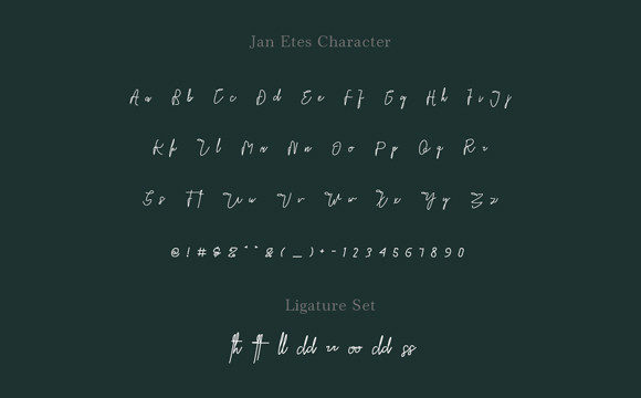 Jan Ethes Font Poster 6