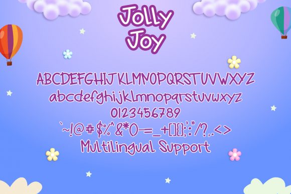 Jolly Joy Font Poster 6