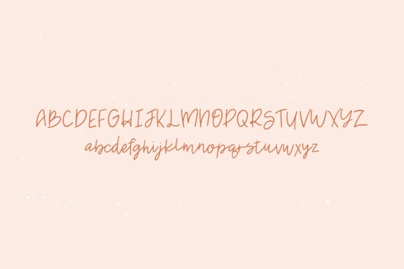 Just Peachy Font Poster 2
