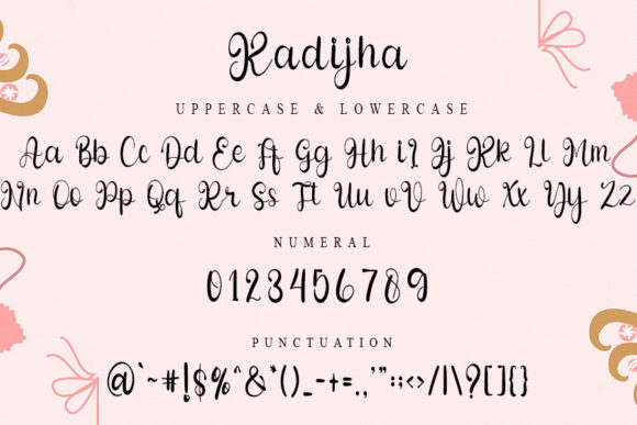 Kadijha Font Poster 6