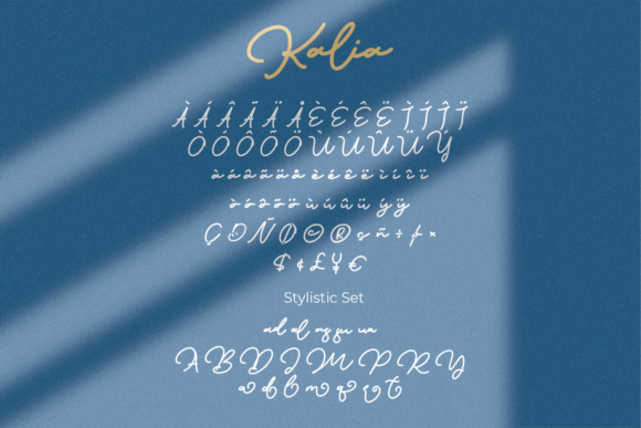 Kalia Font Poster 3