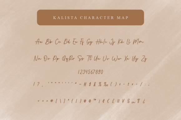 Kalista Font Poster 5