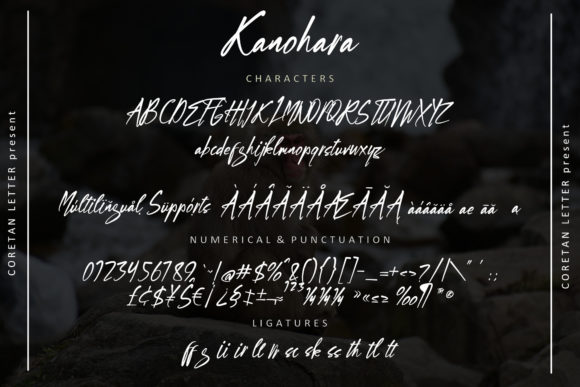 Kanohara Font Poster 4