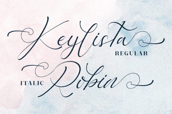 Keylista Robin Font Poster 15