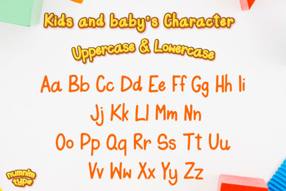 Kids and Baby Font Poster 2