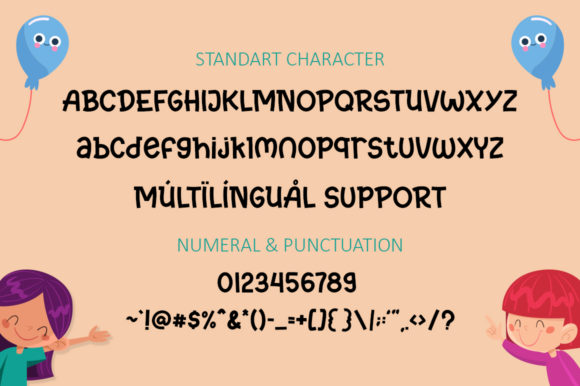 Kidy Smile Font Poster 7