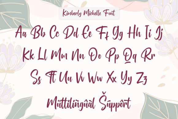 Kimberly Michelle Font Poster 6