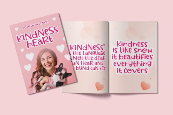 Kindness Heart Font Poster 5