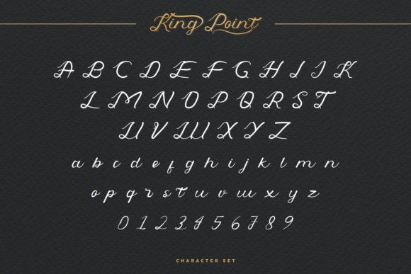 King Point Font Poster 4