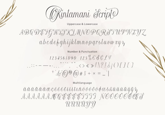 Kintamani Font Poster 7