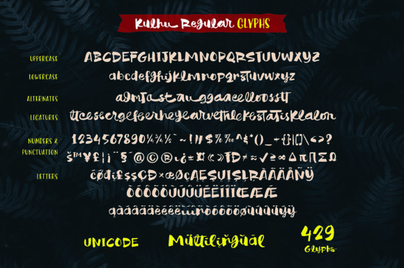 Kulhu Font Poster 10