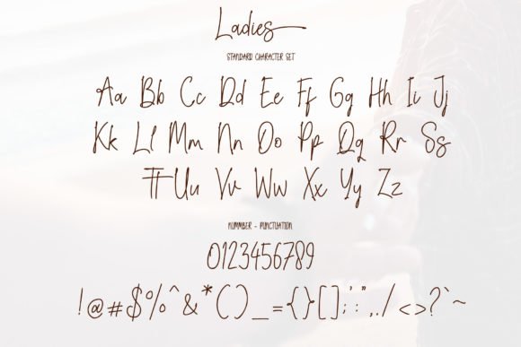 Ladies Font Poster 9