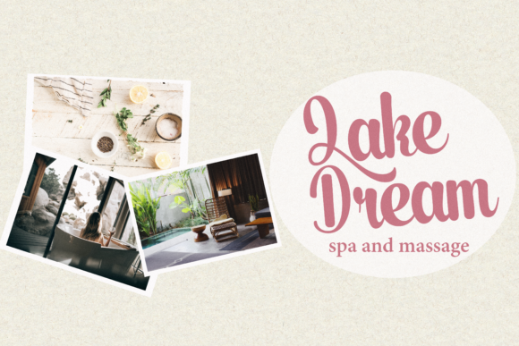 Lake Dream Font Poster 5