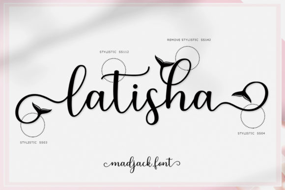 Latisha Font Poster 9