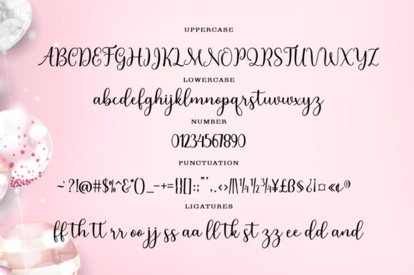 Latisha Font Poster 10