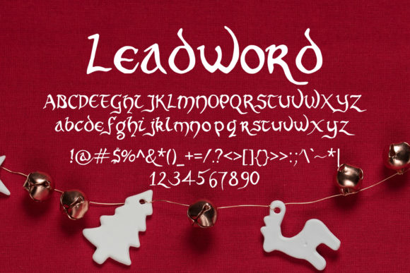 Leadword Font Poster 4