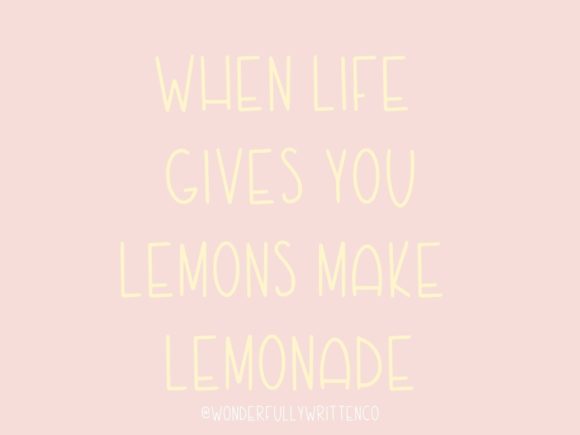 Lemonade Font Poster 4