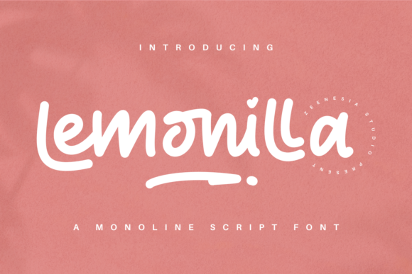 Lemonilla Font Poster 9