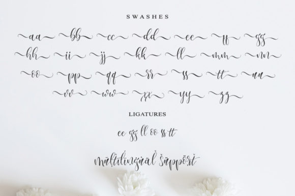 Lesley Script Font Poster 11