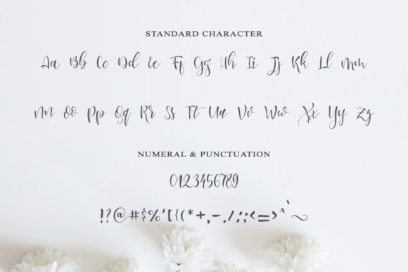 Lesley Script Font Poster 10