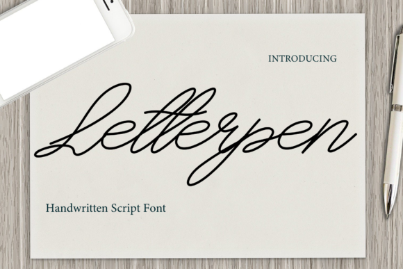 Letterpen Font Poster 1