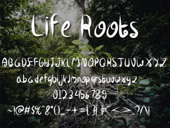 Life Roots Font Poster 5