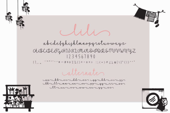 Lilirose Font Poster 7