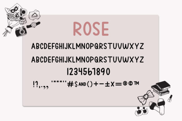 Lilirose Font Poster 9