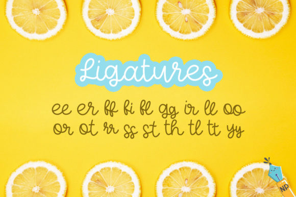 Limoncello Font Poster 3