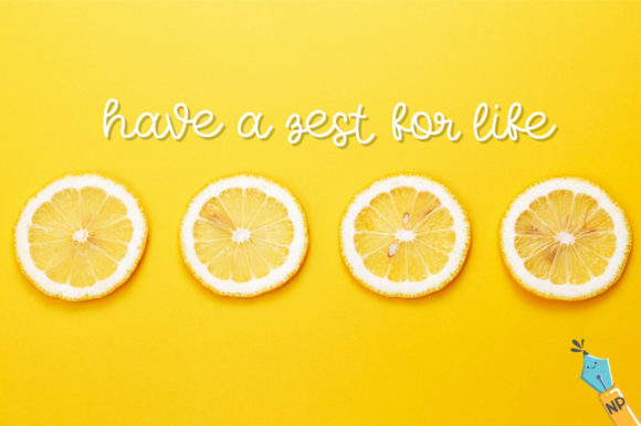 Limoncello Font Poster 7