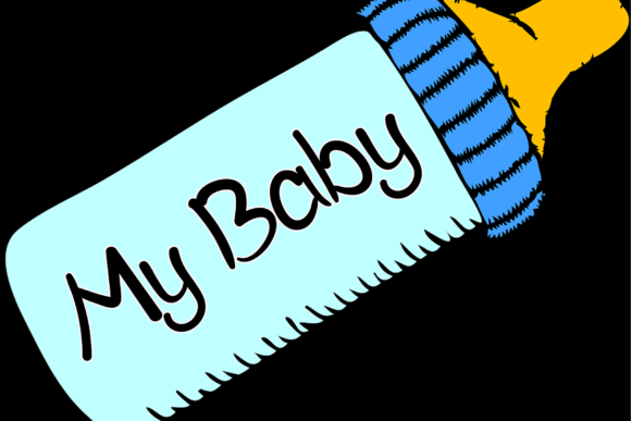 Little Baby Font Poster 3