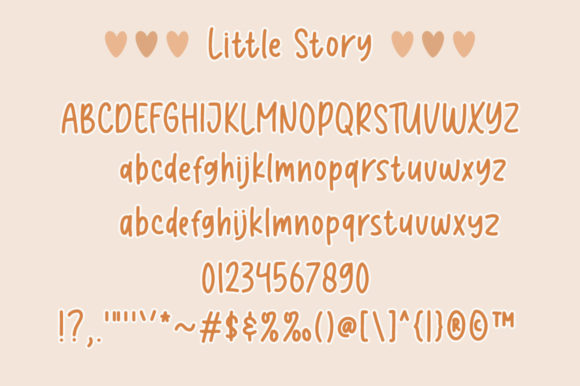 Little Story Font Poster 6