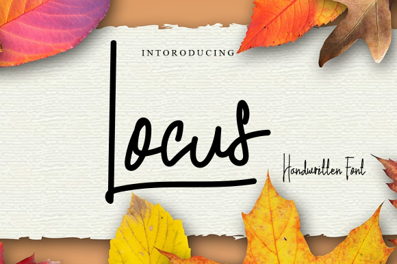 Locus Font Poster 1