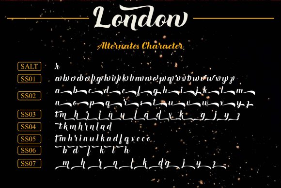 London Font Poster 6